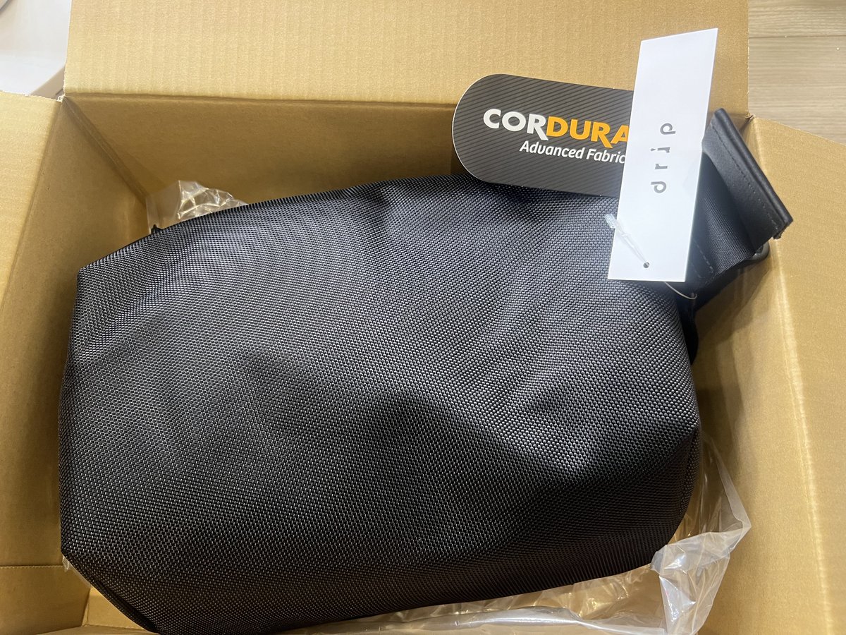 WinwinHigK's tweet photo. ハーフデイパック届きました！
一昨日注文したばっかりなのにめっちゃ早い！
今日早速使っちゃいます！
@infoNumber333 
@drip_corp 
 #HALFDAYPACK https://t.co/A9o1za46PQ