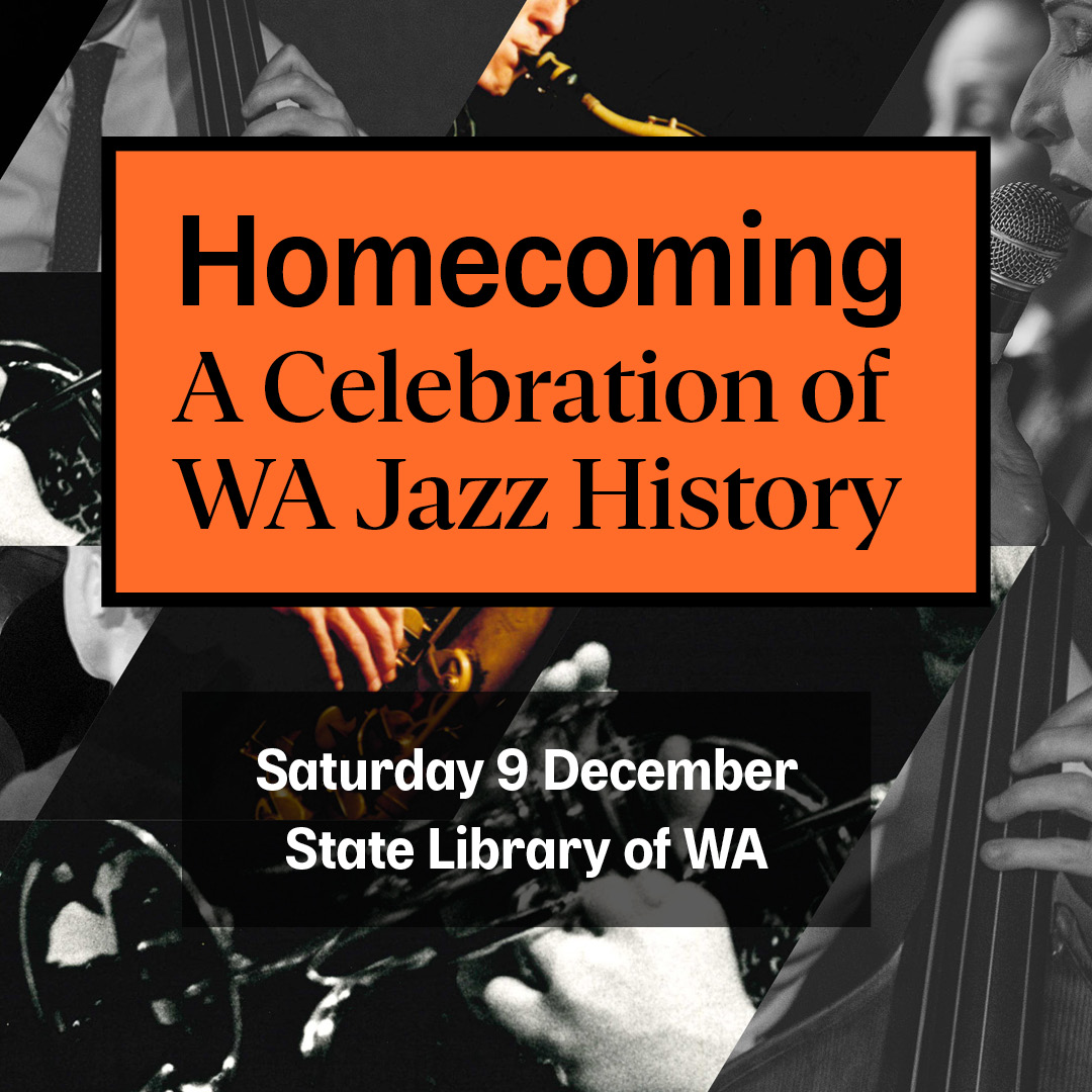State Library of WA (@statelibrarywa) on Twitter photo CALLING ALL JAZZ LOVERS, get your tickets now for 'Homecoming: A Celebration of WA Jazz History', a one-off live music and heritage event in partnership with Perth Jazz Society and <a href="/WAYJO/">WA Youth Jazz Orchestra</a>
For tickets and more info slwa.wa.gov.au/whats-on/homec… CALLING ALL JAZZ LOVERS, get your tickets now for 'Homecoming: A Celebration of WA Jazz History', a one-off live music and heritage event in partnership with Perth Jazz Society and <a href="/WAYJO/">WA Youth Jazz Orchestra</a>
For tickets and more info slwa.wa.gov.au/whats-on/homec…