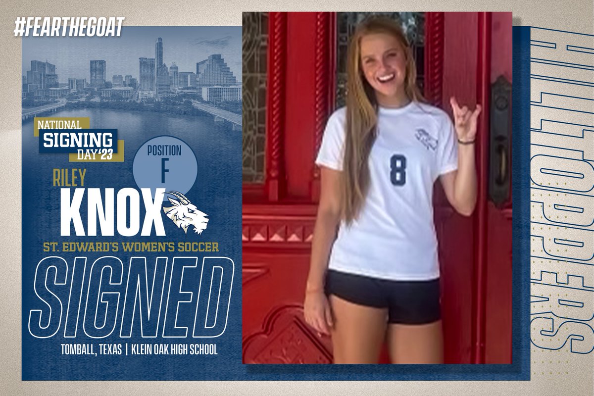 Welcome to the Hilltop @riley_knox8 !
Forward from Tomball, Texas. @challengesoccer #FeartheGoat #SEUWSOC