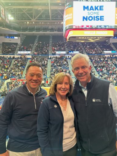 It’s officially basketball season! Glad to welcome <a href="/UConnWBB/">UConn Women’s Basketball</a> back to Hartford. Let’s go Huskies!