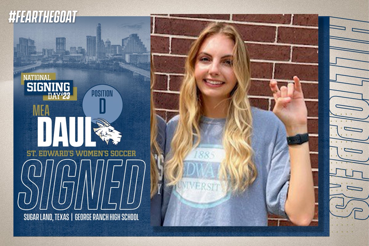 From Sugar Land to the Hilltop, welcome @mea_daul !

Defender from Sugar Land, Texas. @risesoccerclub
#FeartheGoat #SEUWSOC