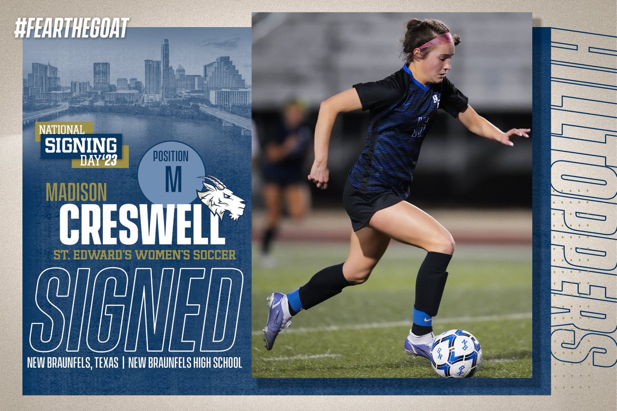 A new member of the Hilltopper family, welcome @madison_creswell !

Midfielder from New Braunfels, Texas. @classicselitegirls #FeartheGoat #SEUWSOC