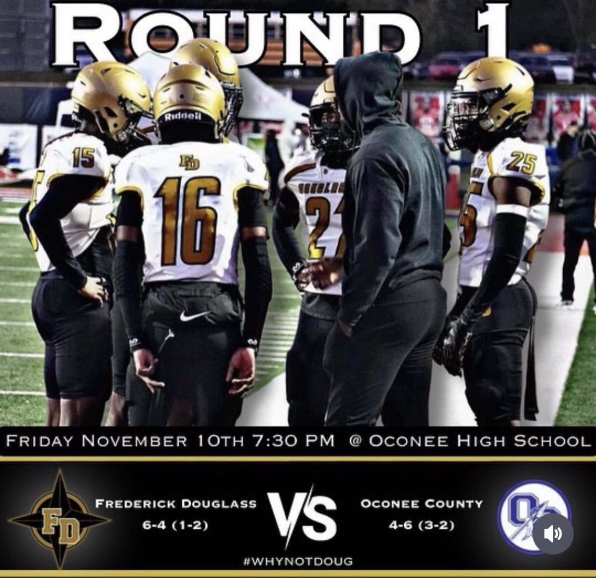 Round 1 of the playoffs begin this Friday, November 10th! Please support our team as they travel to Oconee County High School. Let’s go Astros! #webelieve #Astropride💛🖤💛🖤💛🖤