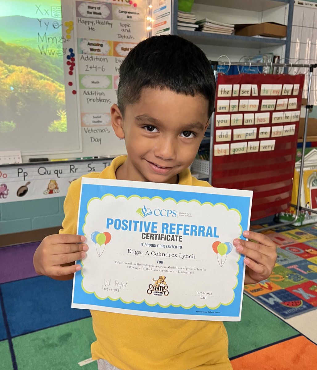 Love it when my students earn positive referrals! So proud of these Panthers! @EESpanthers #ccpssuccess