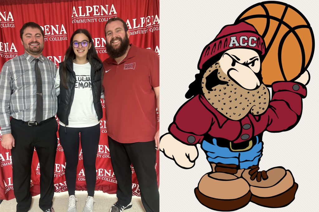 After a very nice visit at Alpena Community College, I’m excited to say i’ve received an offer!! Thank you @BHump4 and Coach Holman! @ACCLumberjacks 🪓 #basketball #collegevisit #offer #lumberjacks