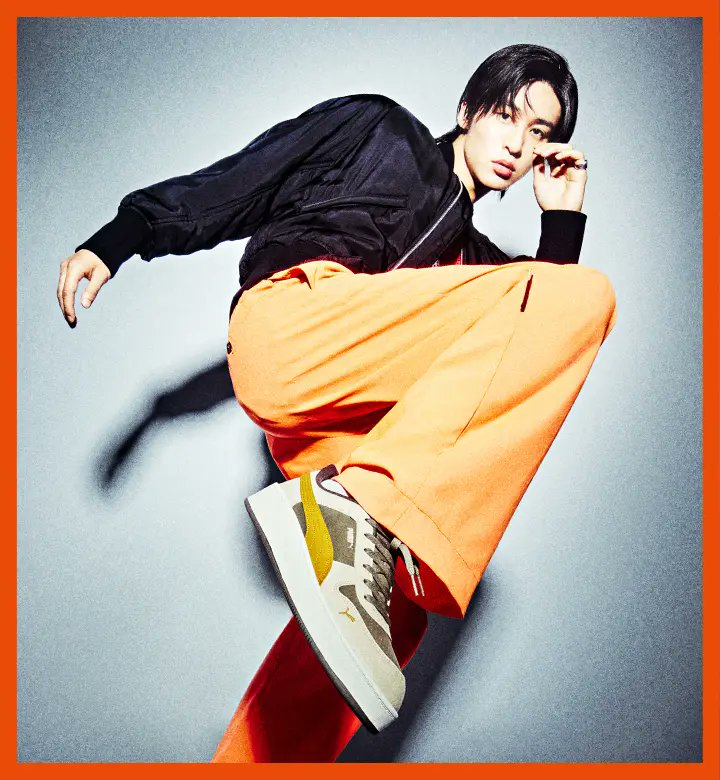 PUMA☺︎Man♡23.5☺︎目黒蓮♡向井康二♡着用モデルスニーカー☺︎めめ 目黒蓮 🖤 PUMA with Snow Man OWN YOUR MOMENT ✓#PUMA #SnowMan