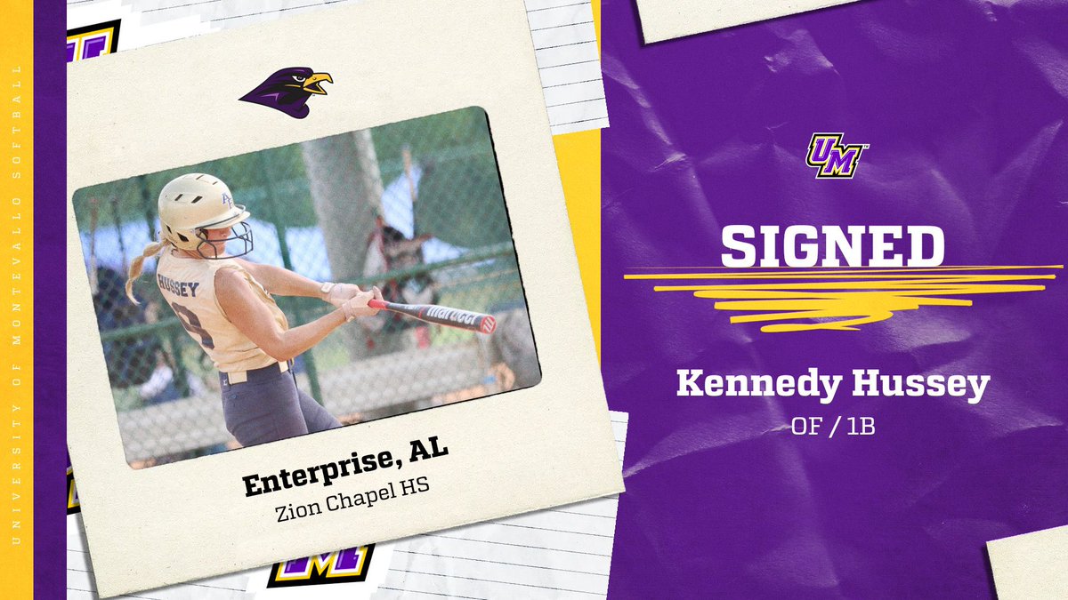 MontevalloSB's tweet photo. @kinsley_byrd Kennedy Hussey is now a FALCON!!

#TogetherWeRise https://t.co/3dbD1TEcwm