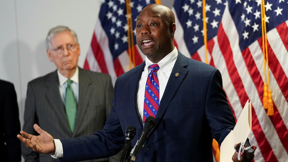 Never forget MITCH MCCONNELL is behind EVERY SINGLE THING that <a href="/SenatorTimScott/">Senator Tim Scott</a> thinks and does. 

Every. Single. Thing.