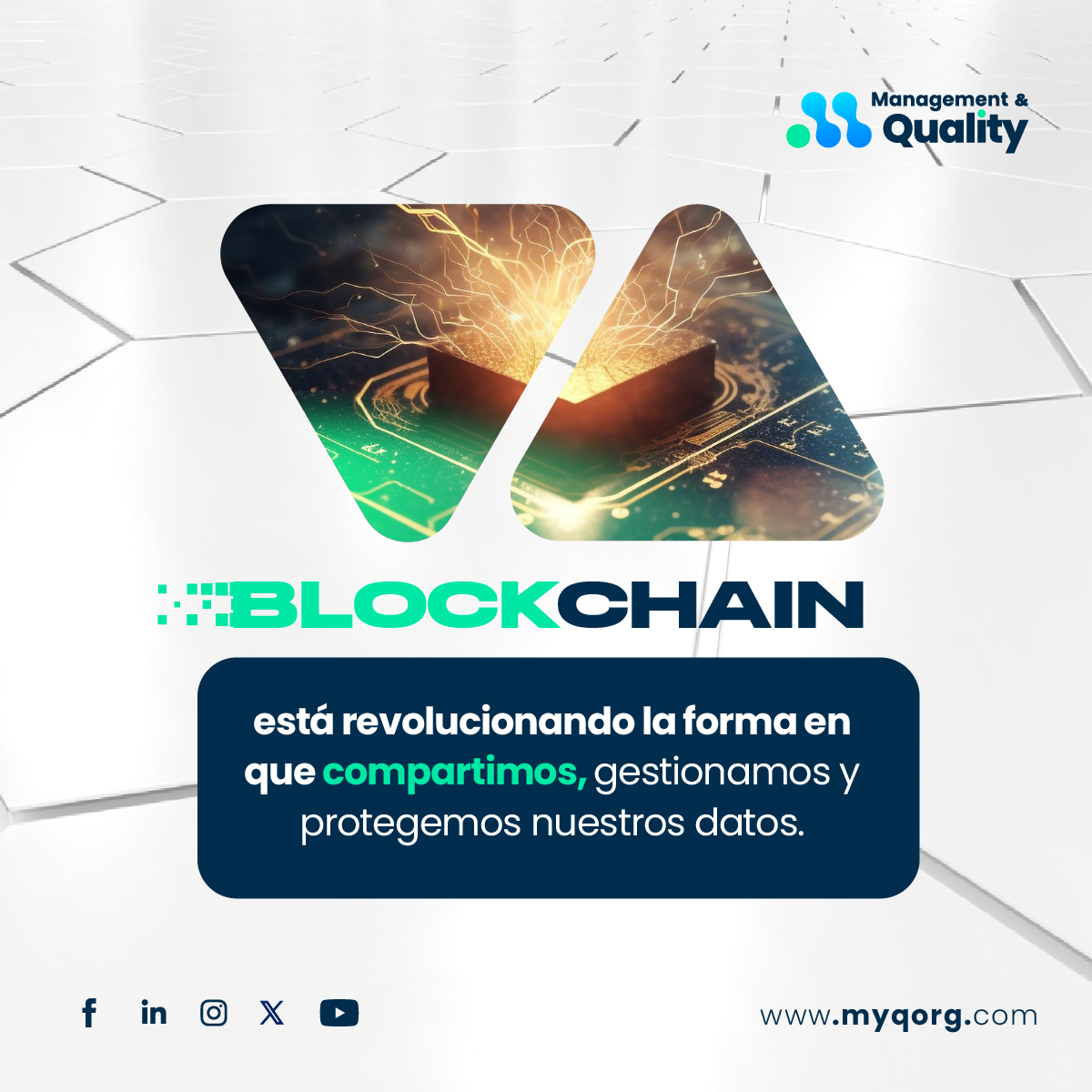 Myqorgsocial's tweet photo. El Blockchain está transformando la forma en que compartimos, administramos y almacenamos nuestra información. 📈

Una estrategia efectiva para transformar tu organización. ⬇️

¡Contáctanos!

📲 3212156729
🌐 https://t.co/JTrc1Mj1od

#MyQ #Blockchain #Bitcoin #Criptomonedas #Data https://t.co/1lDUq2Pyv0