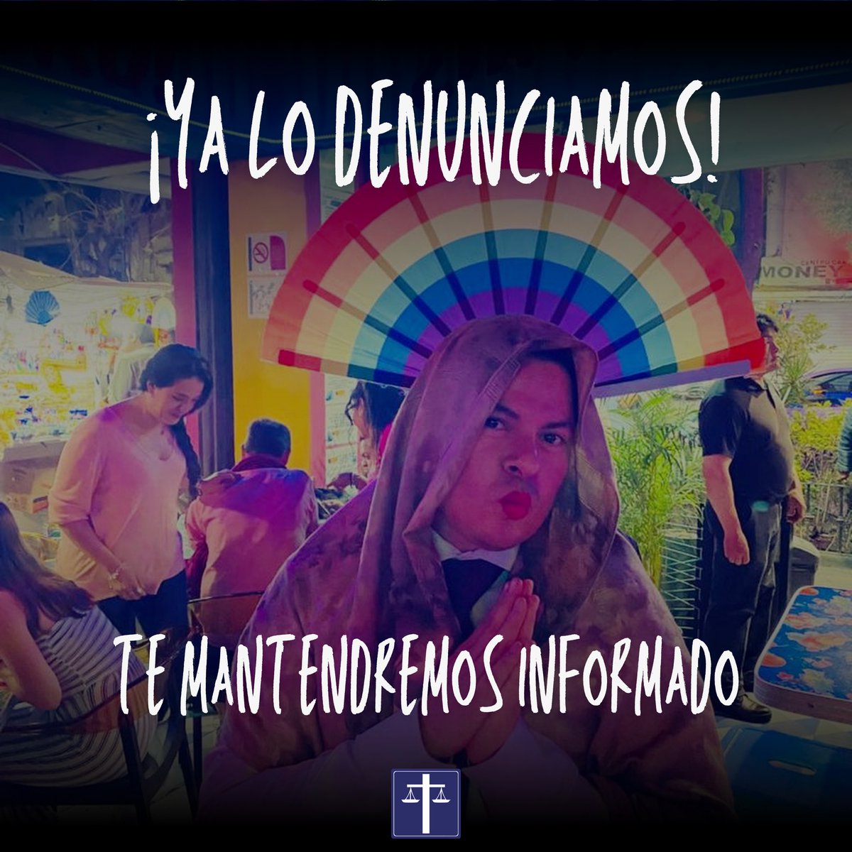 CarlRamirezA's tweet photo. ¡YA LO DENUNCIAMOS!

Es INTOLERABLE que un funcionario público se burle de la Virgen María, una figura sagrada para millones de mexicanos. 

A través de la Asociación de Abogados Cristianos, hemos interpuesto una serie de denuncias en contra de Jesús Ociel Baena Saucedo, quien el 31 de Octubre publicó en sus redes sociales una imagen ofensiva y blasfema, acompañada de un texto que denota su falta de respeto y sensibilidad hacia la fe católica. 

Exigimos que se le sancione conforme a la ley; seguiremos luchando por defender los derechos y la dignidad de los creyentes ante cualquier ataque o discriminación.

Si quieres mantenerte informado sobre este asunto suscríbete:

https://t.co/XN67RV18qW