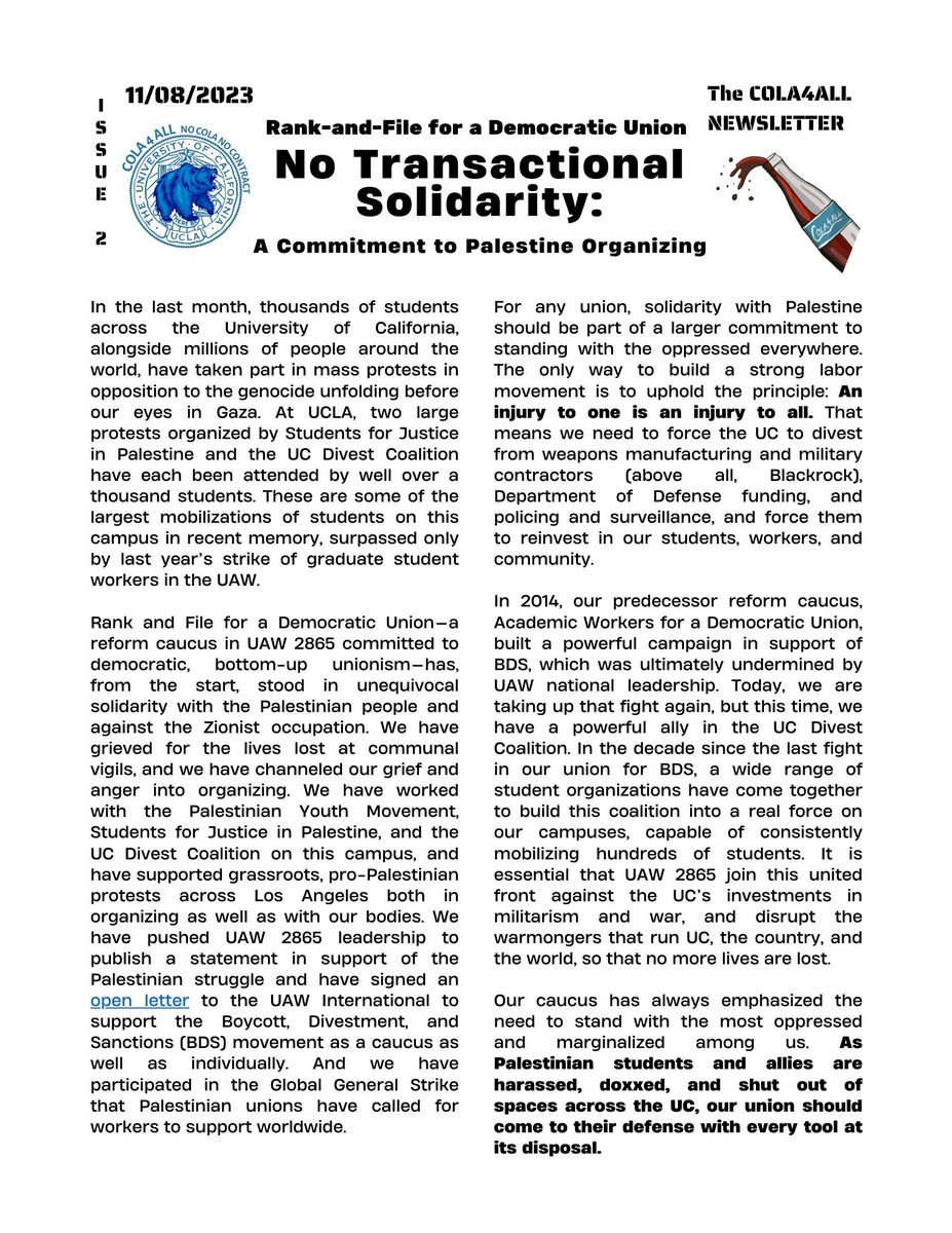 R&F for a Democratic Union tweet media