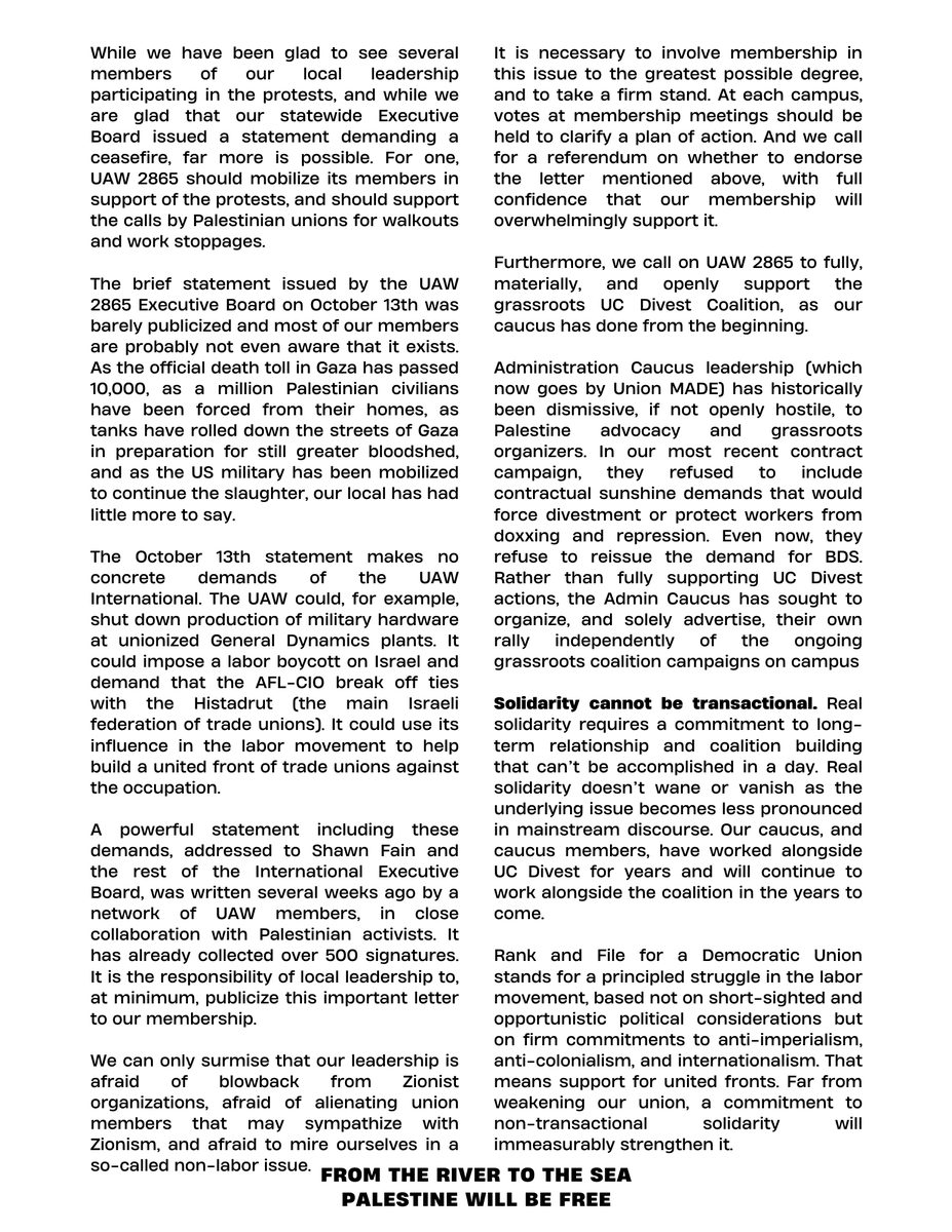 R&F for a Democratic Union tweet media