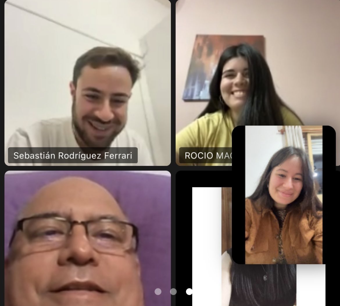 Últimos ocho miércoles de reuniones con este equipo que  no para de trabajar 💪🏼