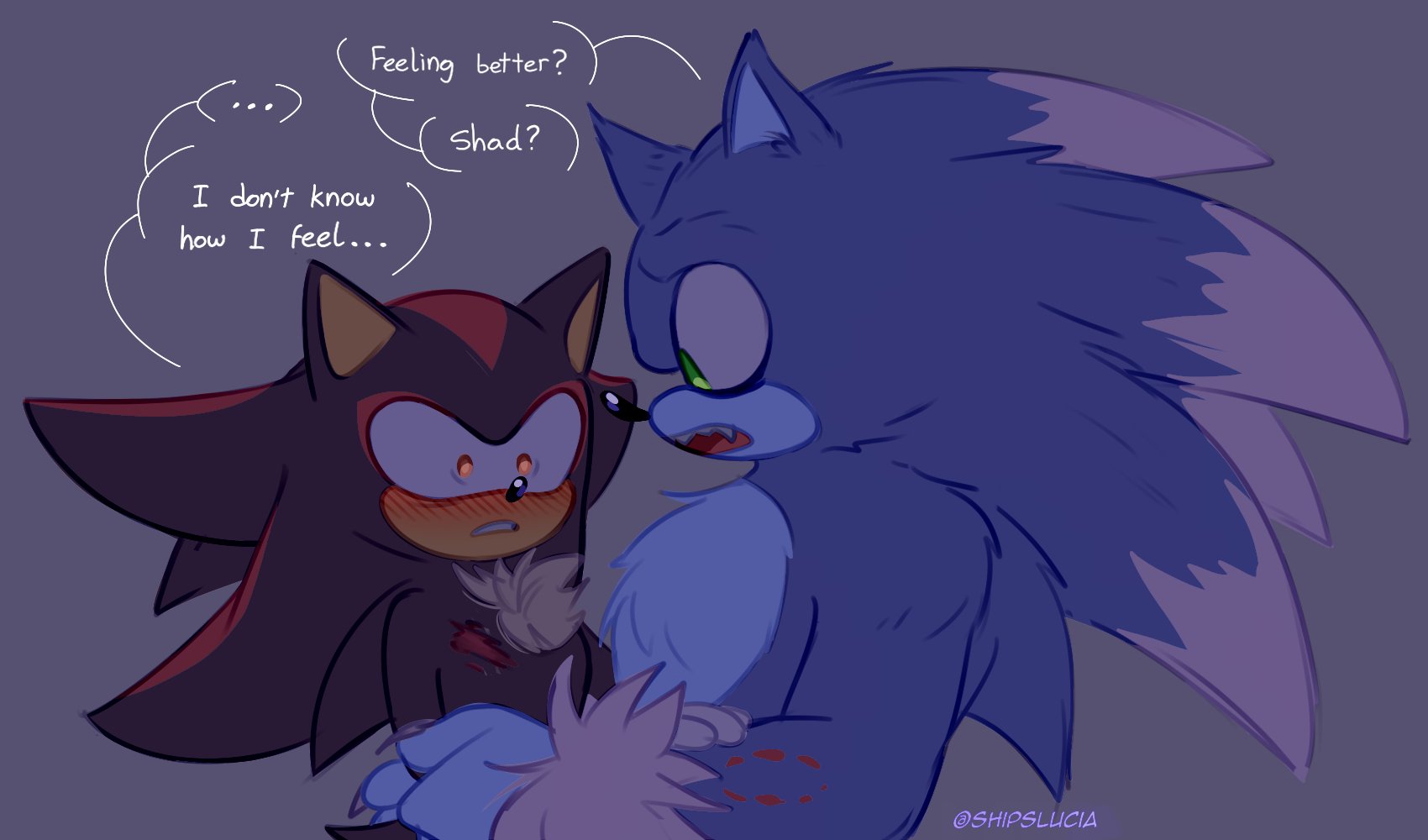 Lucía Ship Art!🇦🇷 on X: Old thing 🤣🤣🫶 #Sonadow #Werehog