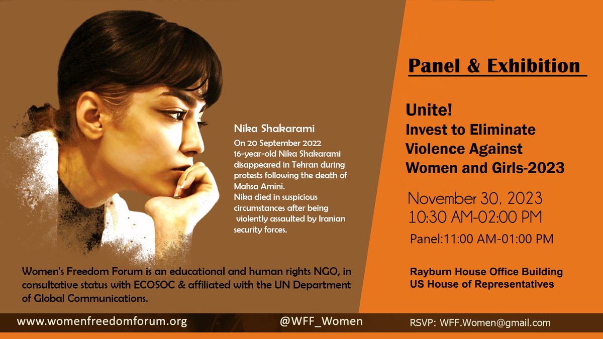 Help save the world’s most #vulnerable women! Attend our powerful #Paneldiscussion & #WomenExhibition on the #International Day for the Elimination of #ViolenceAgainstWomen and trigger action to end the global trafficking scourge on Nov30th @USCapital.👇👇👇👇👇