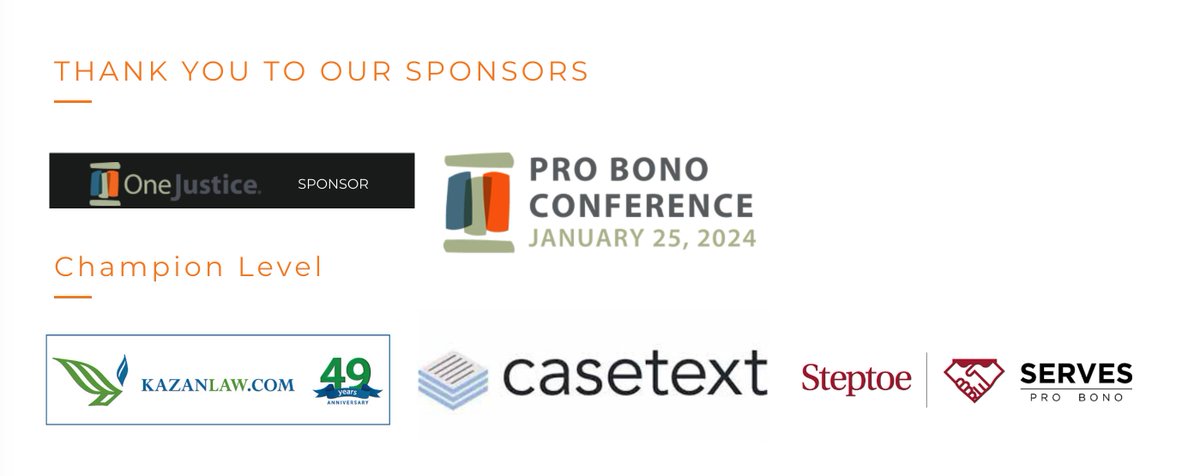 Kazan Law is a proud sponsor of OneJustice’s 2024 California Pro Bono Conference. We hope to see you there.