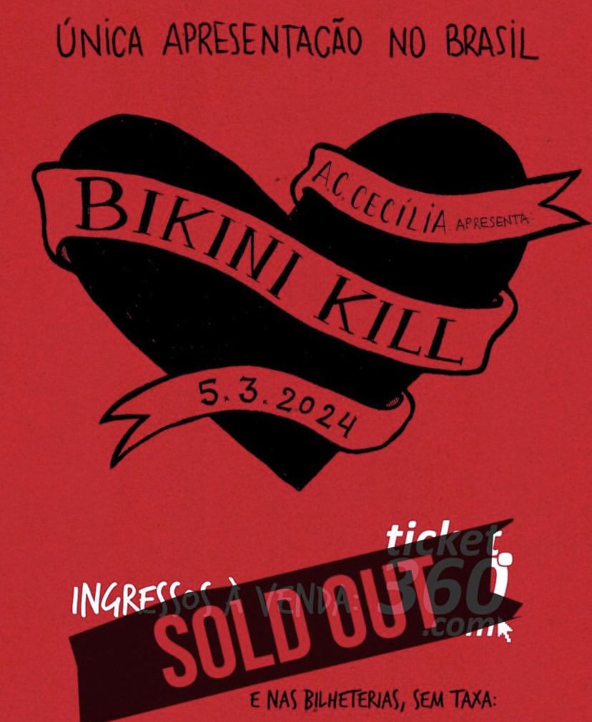 Cês tão aí falando de <a href="/ChiliPeppers/">Red Hot Chili Peppers</a> em Brasília e do line up do <a href="/LollapaloozaBr/">Lollapalooza Brasil</a>, mas os ingressos pro show do Bikini Kill acabaram em oito horas