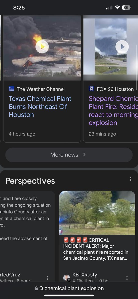 msunitedam's tweet photo. @nicksortor Even now 8:30 pm there is zero reporting of what could have caused the explosion. Zero info Zero speculation. Which is weird 🤦‍♀️ every article describes a explosion but that’s it.  Very strange   #TexasExplosion https://t.co/qEs2GnXB0Y