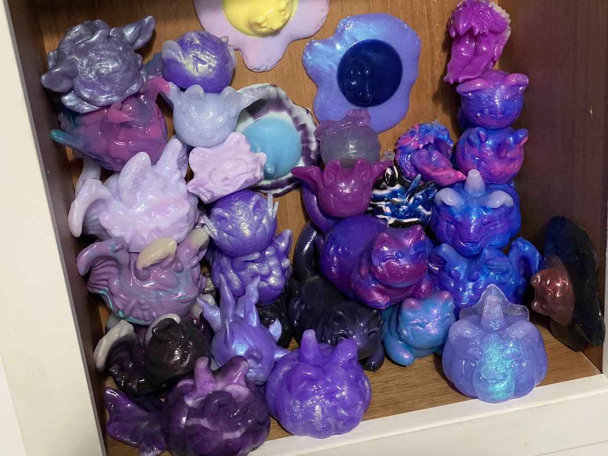 Trying my darnedest to restack my kit condo with all the new spooky kits! It’s a work in progress, cubbies for pink! Green/teal! purple/blue💖💜💙🩵

May need to weed out a few more but these are keepers at the moment.
<a href="/HodgePodgeHaul/">Squish</a>