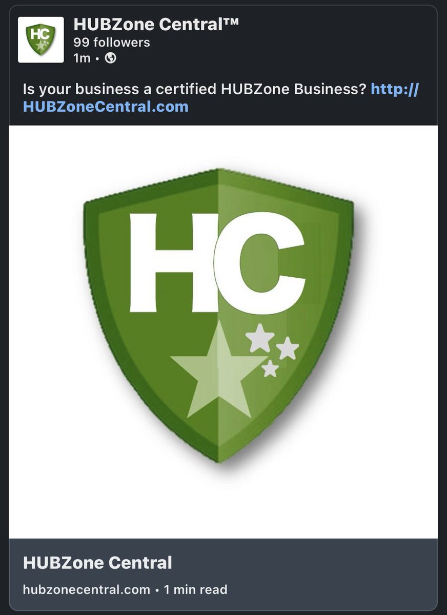 #HubzoneBusiness #hubzone #osdbu