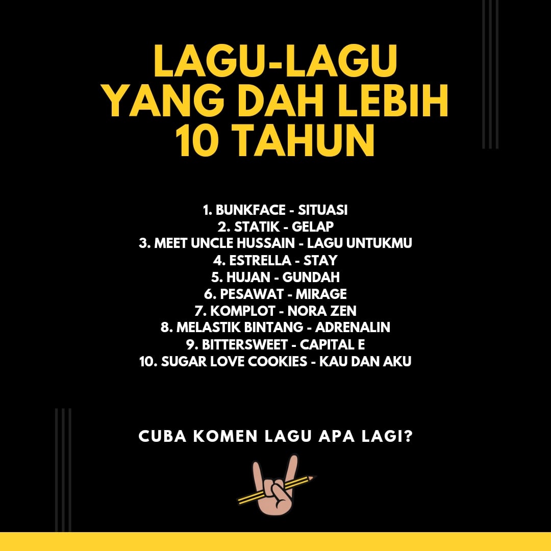 writersdailymy's tweet photo. Ada banyak lagu lagi sebenarnya, cuma xmuat nk letak.. https://t.co/gRFnnqmuVT