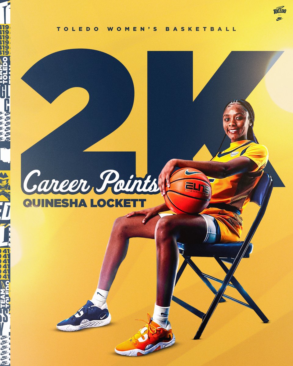 Toledo Women's Basketball (@toledowbb) on Twitter photo 2โฃ0โฃ0โฃ0โฃโผ๏ธ
<a href="/Q_lockett5/">Quinesha Lockett ๐</a> is the third Rocket in school history to reach 2,000 career points! 2โฃ0โฃ0โฃ0โฃโผ๏ธ
<a href="/Q_lockett5/">Quinesha Lockett ๐</a> is the third Rocket in school history to reach 2,000 career points!