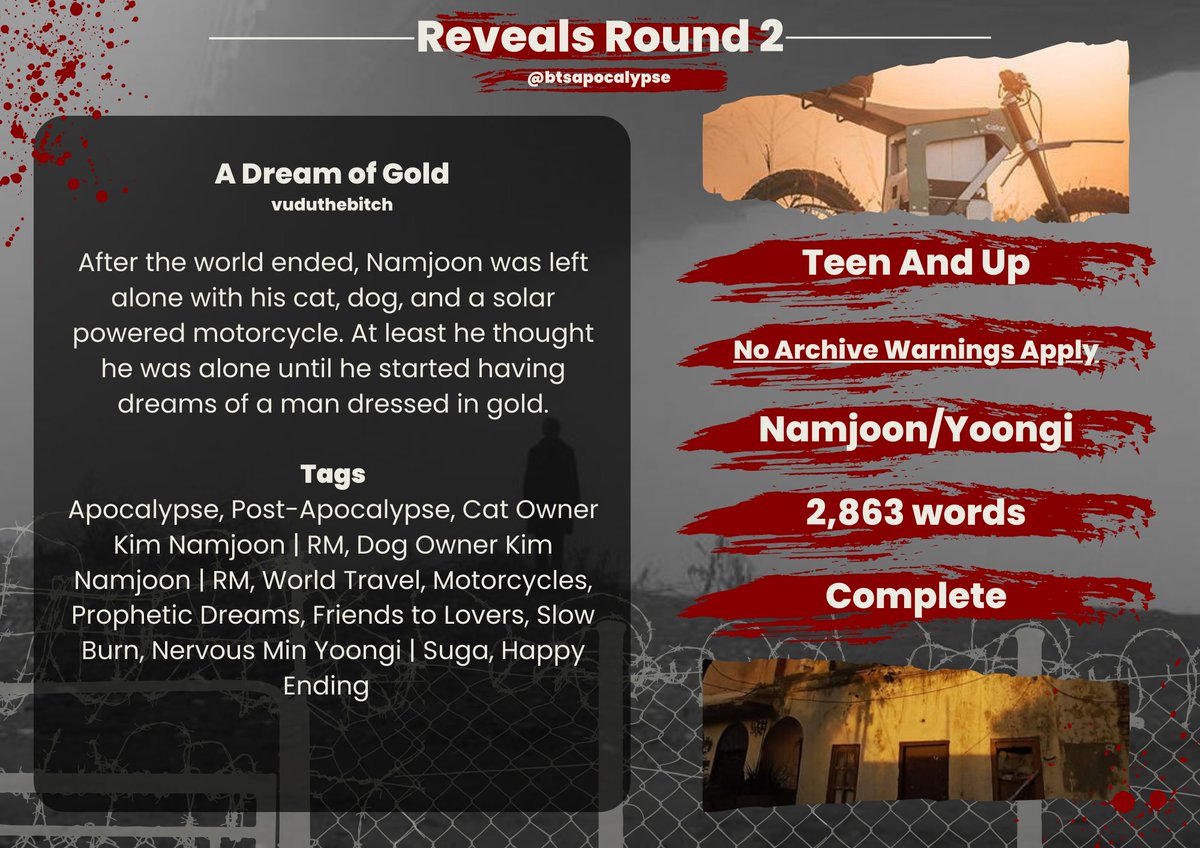 btsapocalypse's tweet photo. A Dream of Gold
@vuduthebitch
 
🏕 Teen And Up
🏕 No Archive Warnings Apply 
🏕 NJ/YG
🏕 2,863 words
🏕 Complete

https://t.co/F6SLpolGb0 https://t.co/sFY6iSH3nf