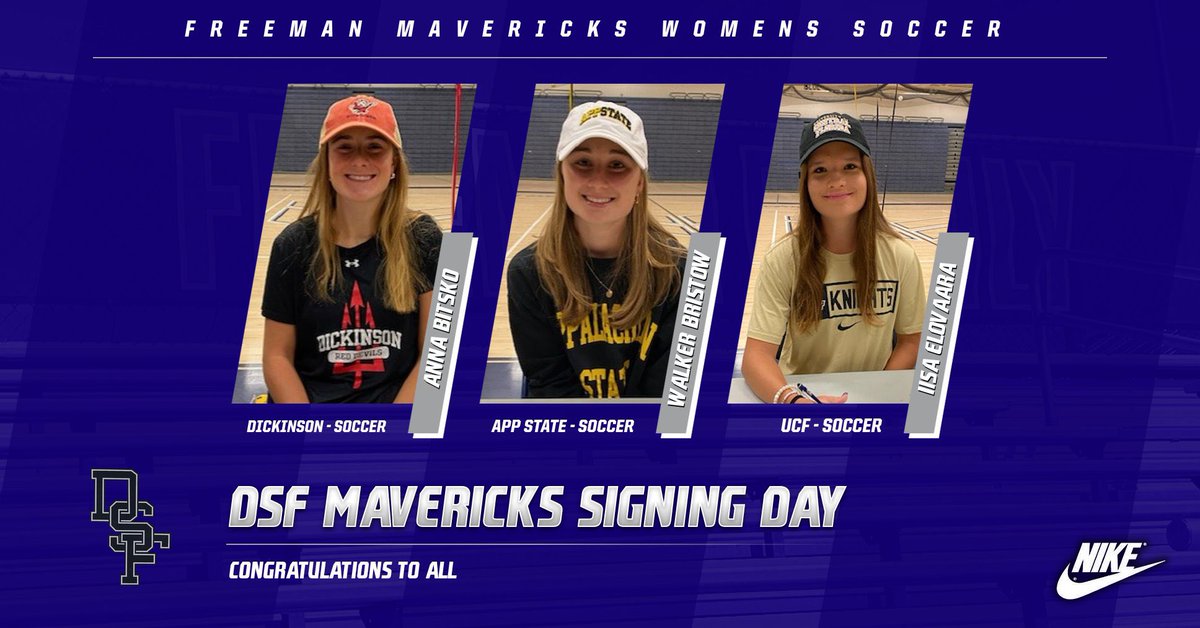 DSFAthletics's tweet photo. A great morning was spent celebrating these seniors who signed their intent to play college sports! Congratulations to all!!! #GOMAVS https://t.co/zpxbYv4Phv