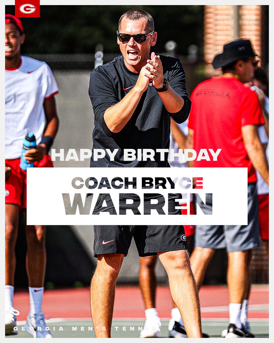 Join us in wishing a happy birthday to assistant coach Bryce Warren! We hope you had a great day, coach! 🎉 #HeartTeam // #GoDawgs