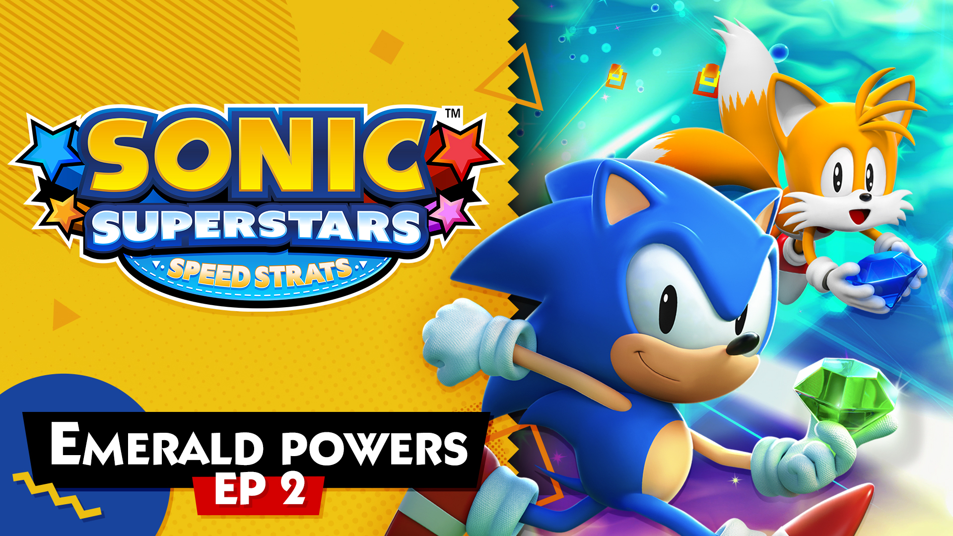 After harnessing the 7 Chaos Emeralds and the power of the Mother Wisp, Sonic becomes Hyper Go-On Sonic. Hyper Sonic has the all abilities of Super Sonic tenfold, while also having all