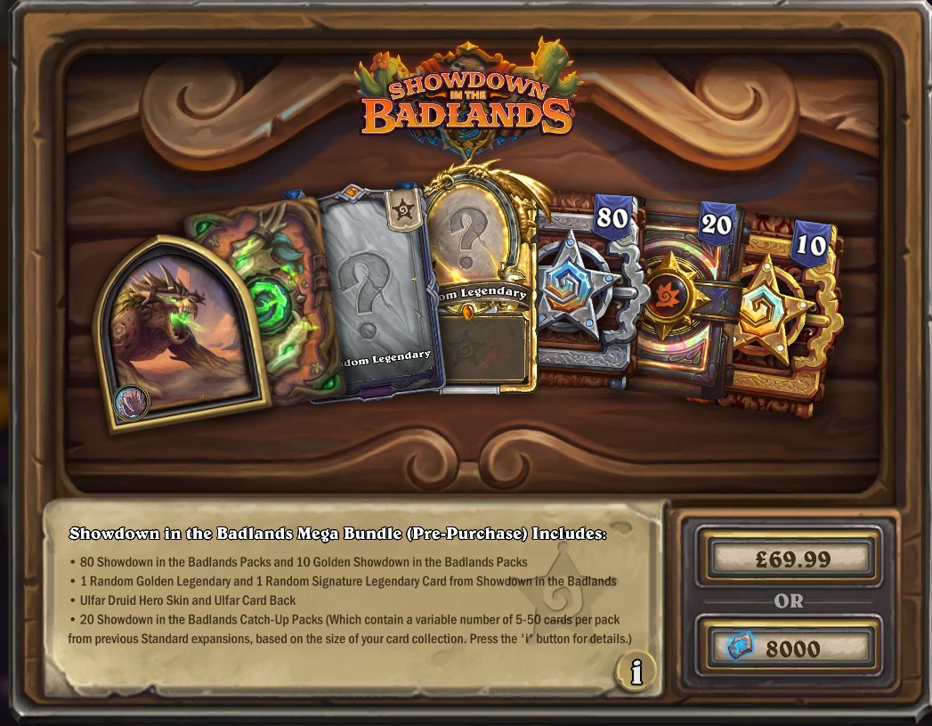 NEW HEARTHSTONE Showdown in the Badlands Early Access 