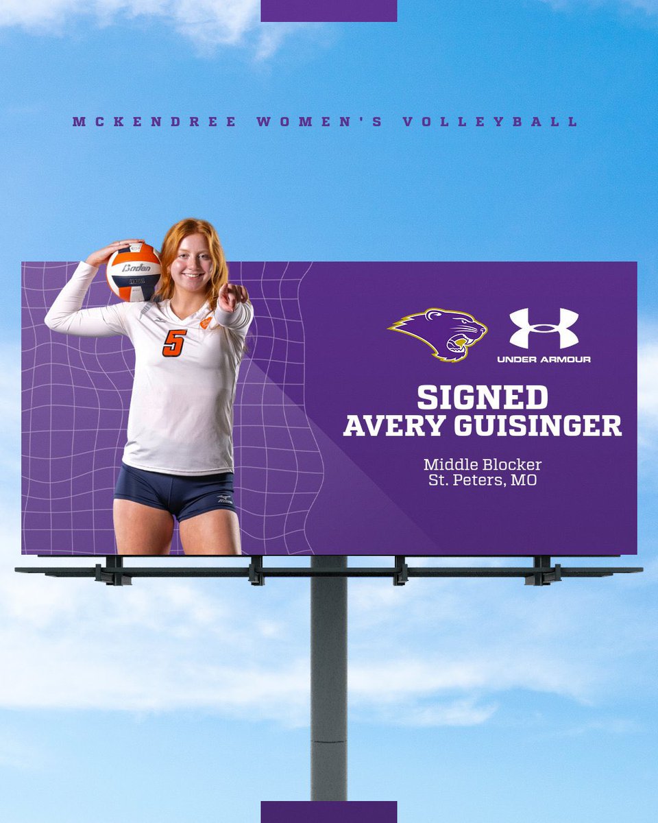 𝓢𝓲𝓰𝓷𝓮𝓭🖊️ Welcome our first signee of the 2024 Women’s Volleyball recruiting class, Avery! 🖊️Avery Guisinger 🏐Middle Blocker 📍St. Peters, Mo 📚Francis Howell High School #BearcatsUnleashed | #NSD24
