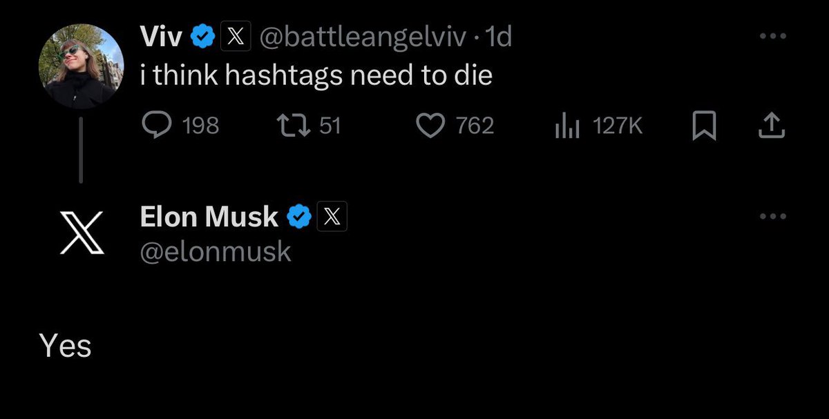 golabo_net's tweet photo. ハッシュタグ廃止か イーロン・マスク氏が不要だと発言

X社に勤務する社員が「ハッシュタグを無くすべき」とポストした所、マスク氏が同意

別のポストでは「過去の遺物」であるとコメントしており今後の行方が不透明に #TwitterX https://t.co/j66uxj0l4f
