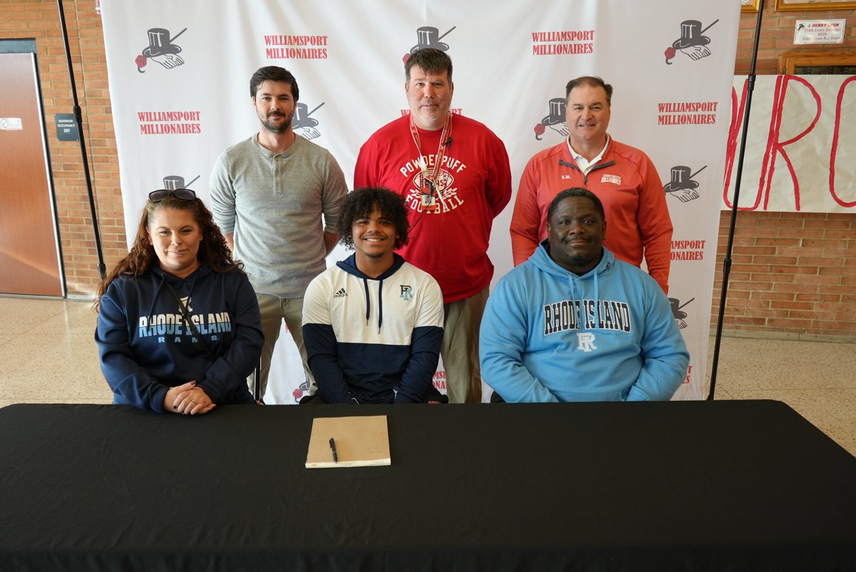 WmptMillionaire's tweet photo. Congratulations to senior, Deacon Brown, as he signs his National Letter of Intent today to play baseball at the University of Rhode Island. https://t.co/C8NfO6tubZ