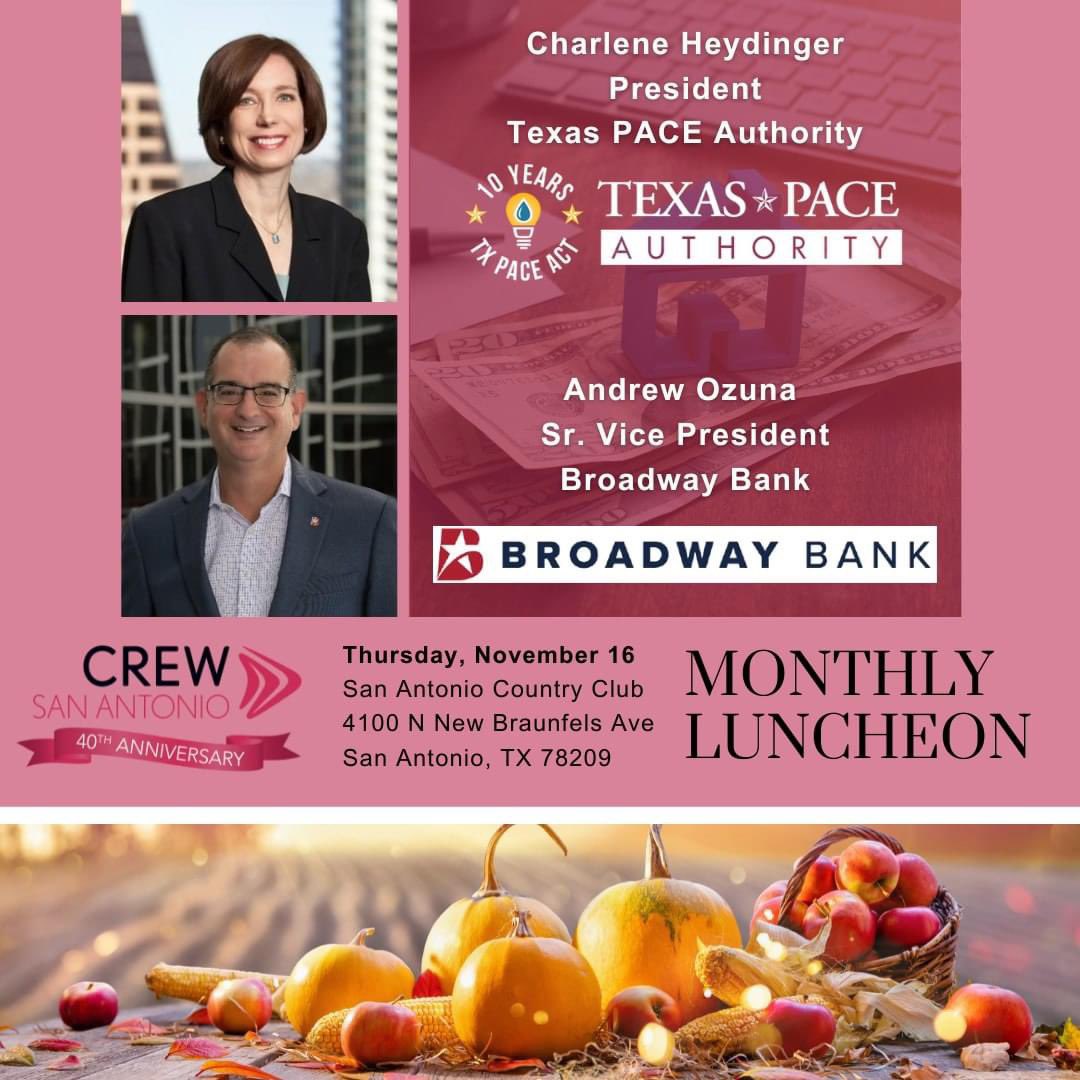 CREWSA's tweet photo. 2 more luncheons remain this year -don't miss out! https://t.co/5fNCBuuJ0m https://t.co/uvBrUoIyfy