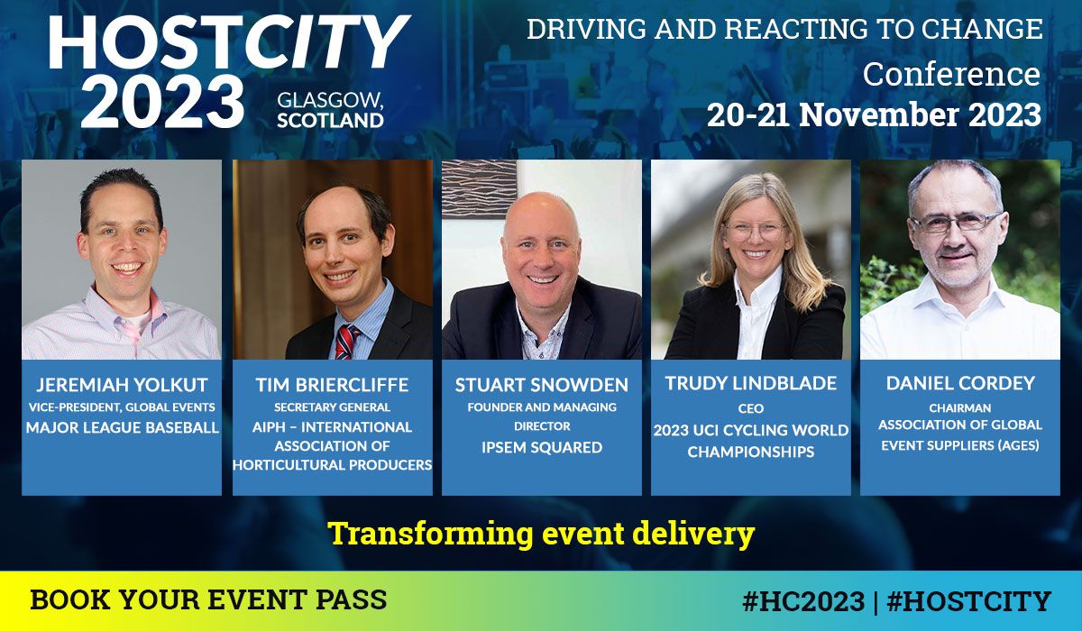 Our MD - Stuart Snowden – will be at Host City 2023 being held in Glasgow on 20 & 21 November where he will be discussing how to transform event delivery. If you’re attending, make sure to say hello!!

linkedin.com/feed/update/ur…

#HC2023 #HostCity #EventDelivery #Transformation