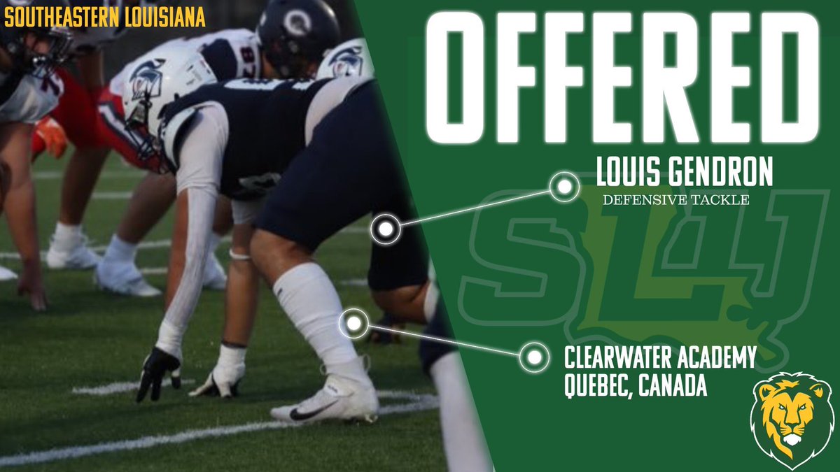 Louis Gendron (@louisgendron99) on Twitter photo #AGTG After a great conversation with <a href="/T__Rinaldi/">Coach Tom Rinaldi</a> I am extremely blessed to say I have received a D1 offer from Southeastern Louisiana!!! <a href="/CoachJesse18/">Jesse Chinchar</a> @CoachMeyerCAI <a href="/CoachFeldman81/">David Feldman</a> @CoachJohnsonCAI #AGTG After a great conversation with <a href="/T__Rinaldi/">Coach Tom Rinaldi</a> I am extremely blessed to say I have received a D1 offer from Southeastern Louisiana!!! <a href="/CoachJesse18/">Jesse Chinchar</a> @CoachMeyerCAI <a href="/CoachFeldman81/">David Feldman</a> @CoachJohnsonCAI