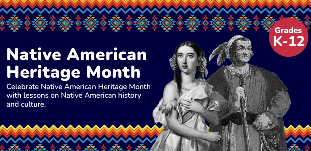 Did you know November is #NativeAmericanHeritageMonth? 💡

Celebrate the full history of Native and Indigenous peoples with your learners using our lesson collection of ready-to-go resources and lessons.

Start exploring: bit.ly/3DZ5UKF