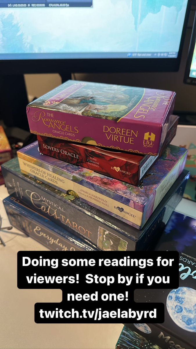 🟢LIVE

Doing some readings and healing messages on my channel! 

twitch.tv/jaelabyrd