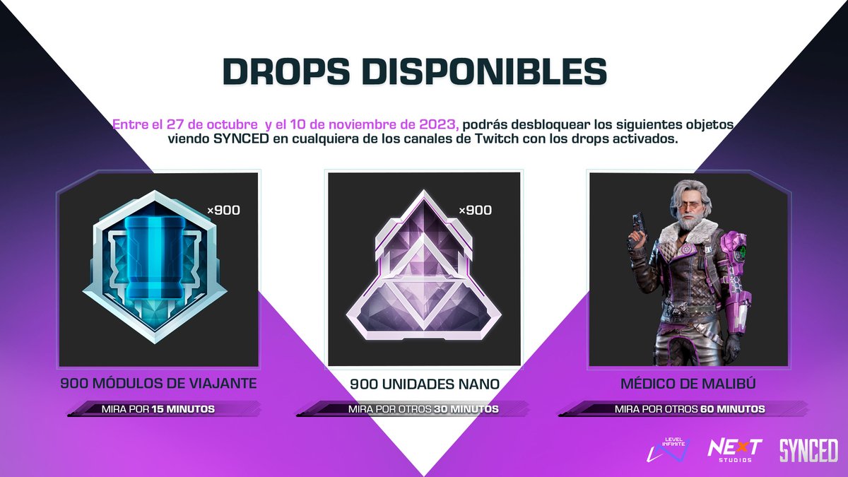 SYNCED_ES's tweet photo. Sintoniza a tus streamers favoritos de #SYNCED en Twitch y gana premios. Así de sencillo. 😉✨

Descarga #Synced y descubre el Meridiano, da clic aquí. ▶ https://t.co/vKEMd2dsvP

#SyncedLatam
#SyncedES https://t.co/zm5VlO3LGI