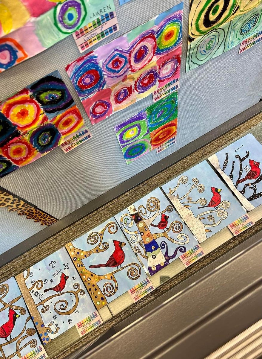 “Who has smARTwork in the HSE Administration Building?!?!  LRES LEOPARDS…that’s who!  🐆🐾🎨”

Way to go LRE Artist and Mrs. Billman on the beautiful display! 

<a href="/HSESchools/">Hamilton Southeastern Schools</a>