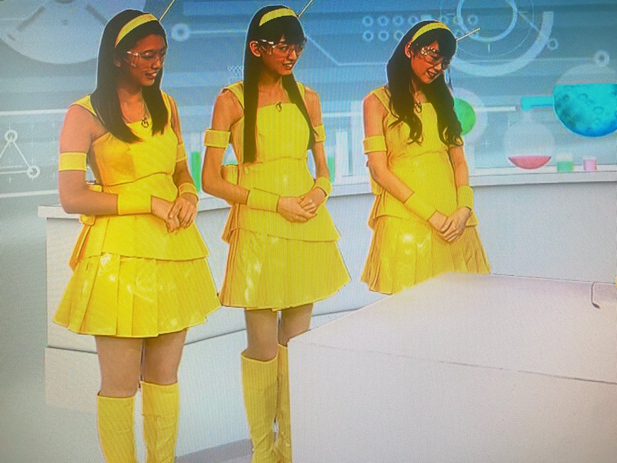 basutaendoran's tweet photo. #ベーシックサイエンス　#Eテレ　#アイドル　
#Cupitron　#NHK　
たまたまNHKEテレ見ていたら、教育番組にアイドル3人組が出ていました。
知りませんでした。

https://t.co/YuDxwubYm6 https://t.co/zFDAMxocaz