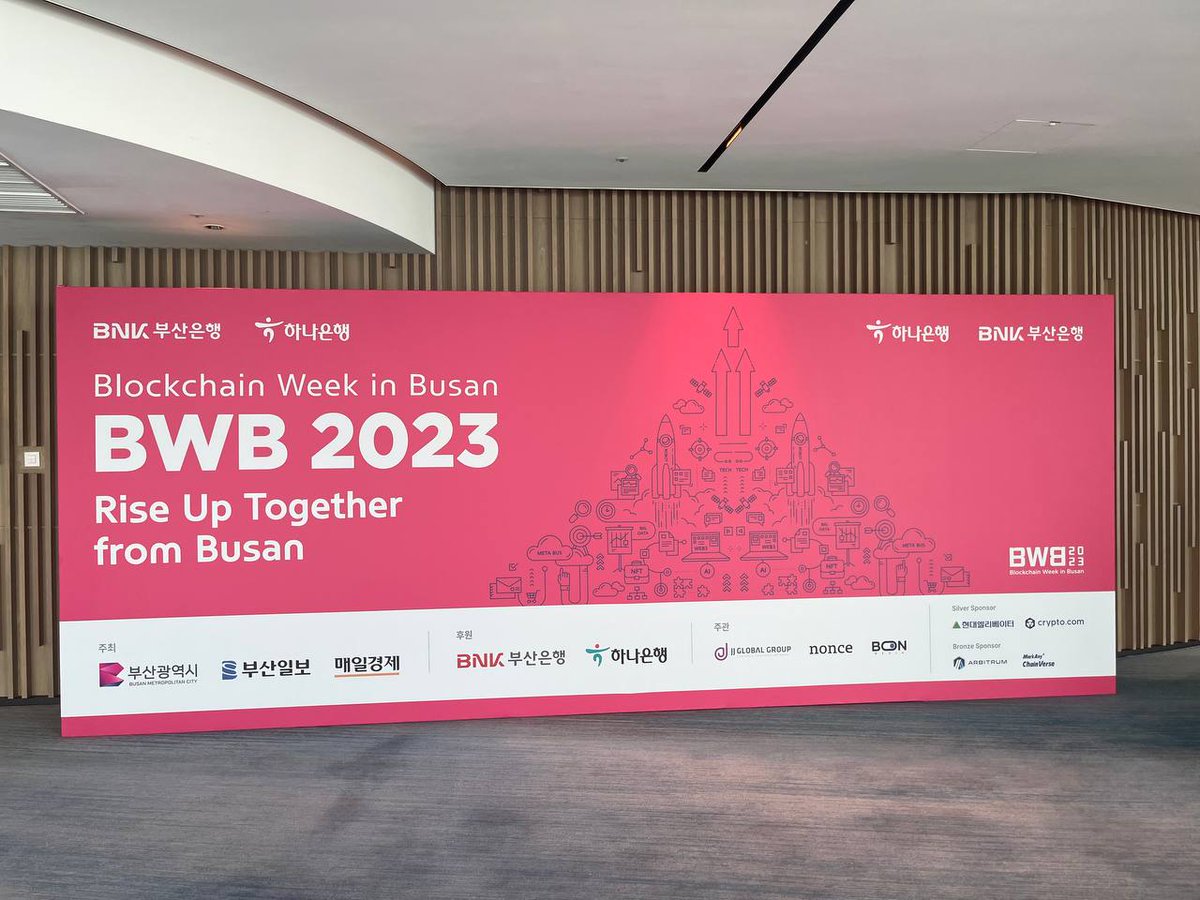 BurritoWallet's tweet photo. BurritoWallet in BWB!!
#BlockchainWeekinBusan #BWB https://t.co/HCSoXMONLp