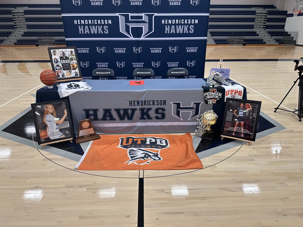 Thank you  <a href="/UTPB_WBB/">UTPB WBB</a> for honoring Tatyanna with a honorary scholarship to play basketball for the lady Falcons. Special thank you to Coach Boothe and the University of Texas Permian Basin …words just can’t express how grateful we are for this wonderful opportunity.