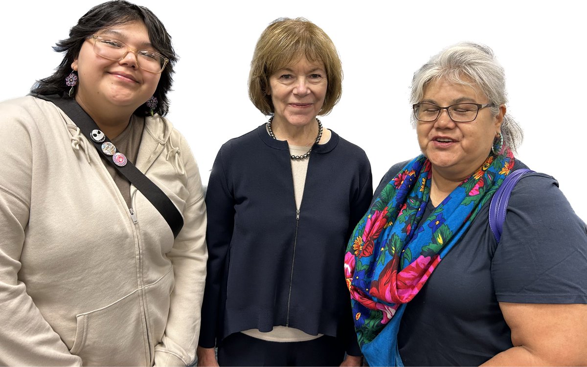 sjemorse's tweet photo. Thanks @SenTinaSmith for your strong and steadfast leadership to protect #LakeSuperior. Great meeting with Deb Smith & Gia Lussier talking #NativeFarmBill & all things #GreatLakes @HealthyLakes @MEPartnership https://t.co/J85y8AmFBi
