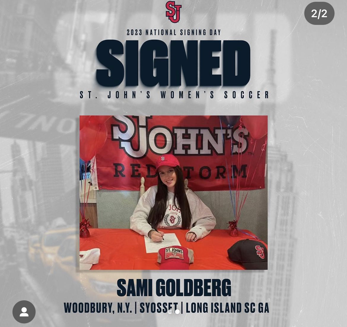 IanStoneSJU's tweet photo. Wonderful leader, tremendous person. Welcome to ⁦@StJohnsWSoccer⁩ Sami! https://t.co/PjbRzRSLMK