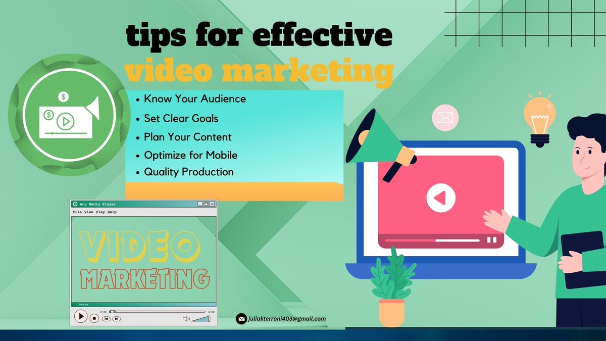 Video marketing is the strategic use of videos to engage and connect with an audience, promoting products, services, or messages effectively.#VideoMarketing #VideoContent #VideoMarketingTips #VideoAdvertising #VideoProduction #VideoStrategy #DigitalVideoMarketing