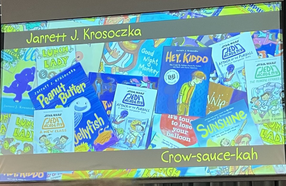 prmslib's tweet photo. Some lucky #rattlerreaders had a blast seeing super author/illustrator Jarrett Krosoczka today! What a treat! 📸 @StudioJJK https://t.co/BK8jcOV5JH