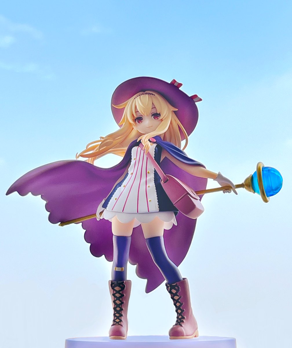 youjo_miruku's tweet image. 把諾貝塔醬運回台灣啦！！！

自己設計的角色模型化一直是夢想
沒想到能被好微笑製作…✨

夢想真的會成真耶！😭✨
#リトルウィッチノベタ