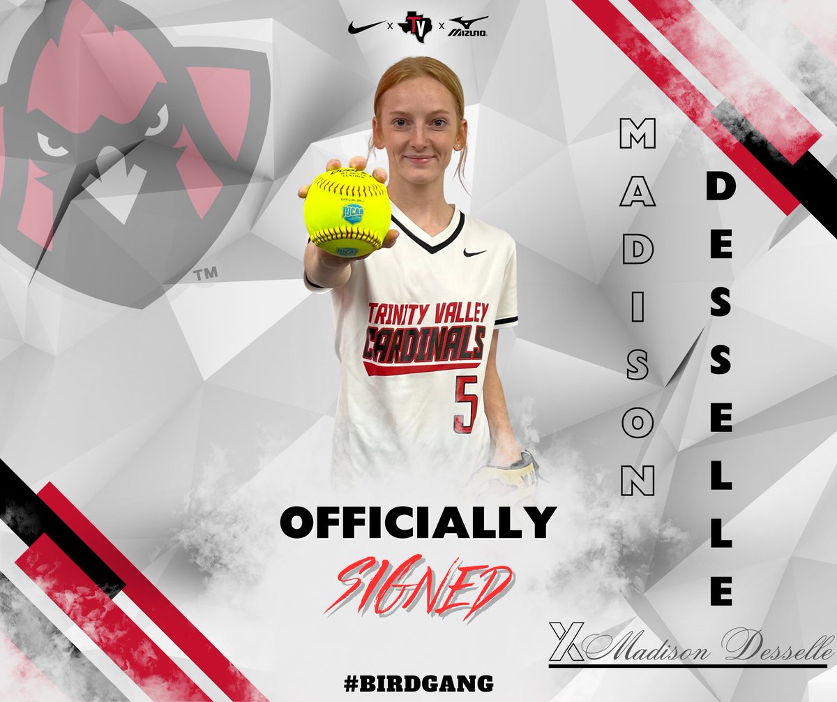 TVCCSoftball's tweet photo. Officially a Trinity Valley Cardinal

𝐖𝐞𝐥𝐜𝐨𝐦𝐞 𝐭𝐨 𝐓𝐡𝐞 𝐕𝐚𝐥𝐥𝐞𝐲, 𝐌𝐚𝐝𝐢𝐬𝐨𝐧.

#CardinalNation | #BirdGang https://t.co/xLetMrIFjJ